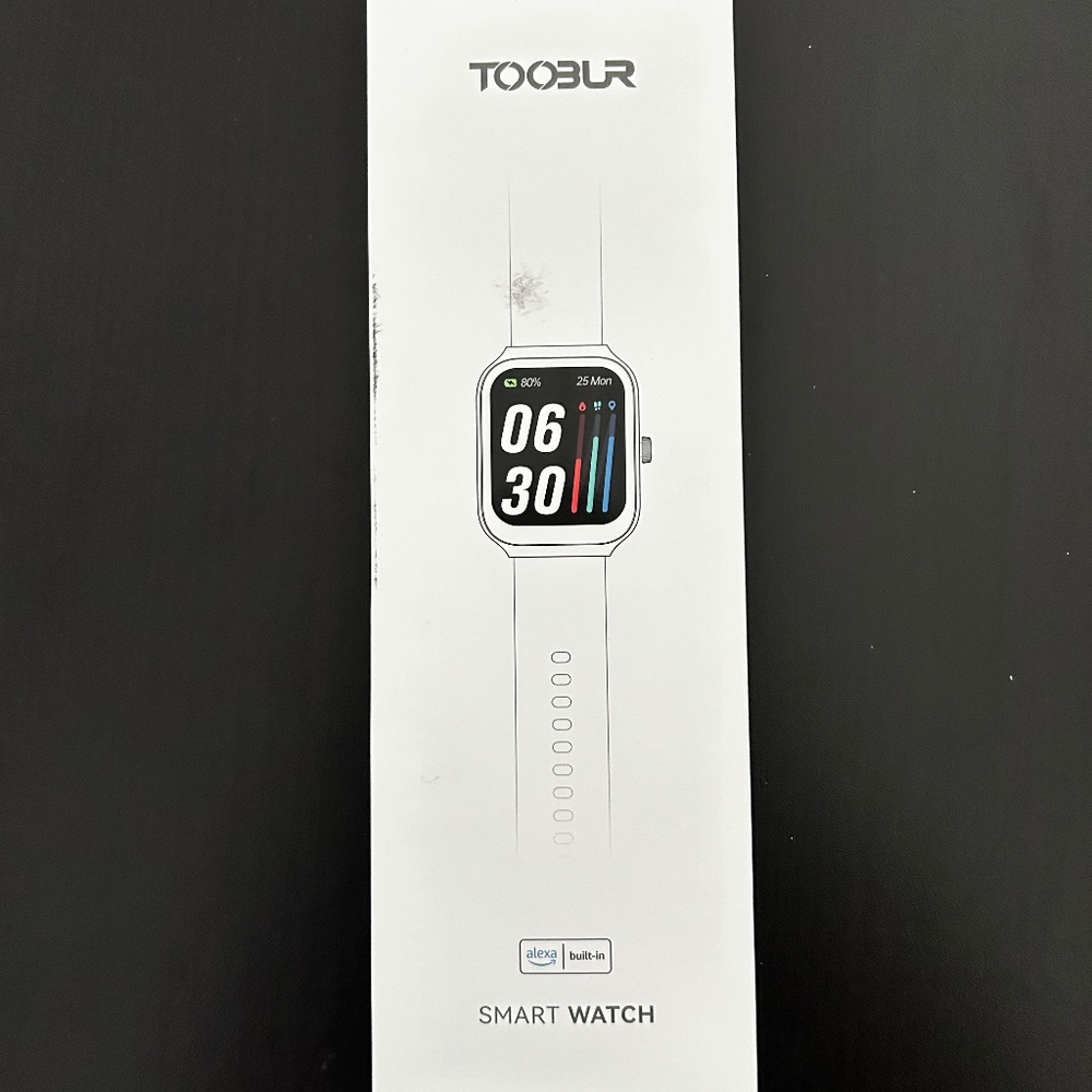 BRAND NEW TOOBUR Smart Watch w/ Alexa Built-in, 1.8" Compatible Android & iOS - Picture 2 of 6